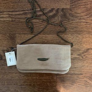 Francesca's Suede Cross Body Purse